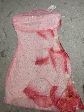 Windsor Hilary Tropical Bead Mini Dress XS NWT